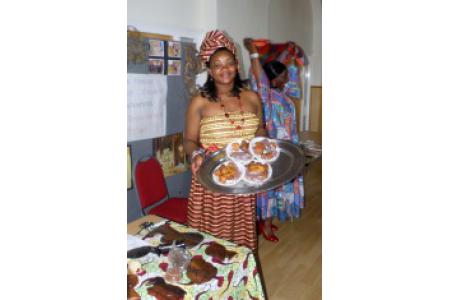 African's food display