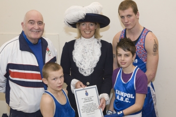 Boxing Club received an award