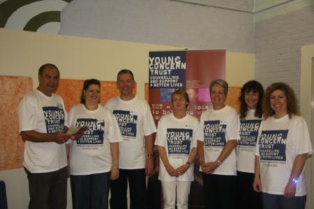 YCT staff at a fundraising event