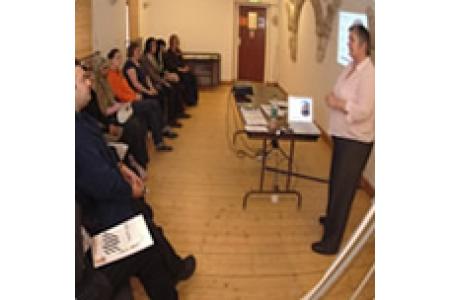 volunteers learn about risc