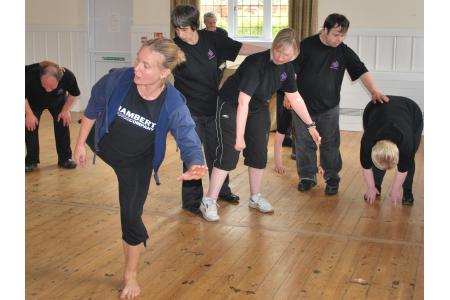 Rambert working with Dereham members
