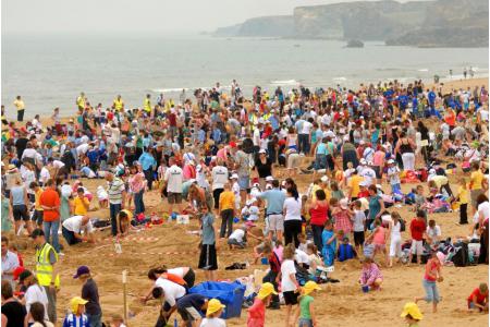 Annual Children North East Sandcastle Challenge