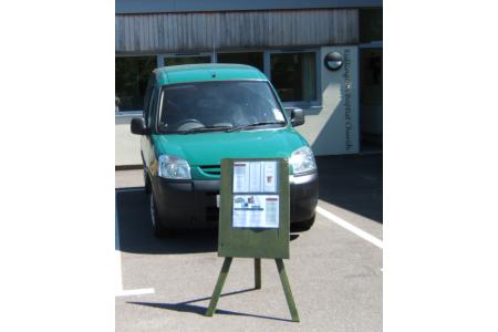 Our little green delivery van