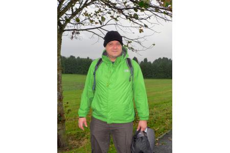 Rob in training for the Premiership walk