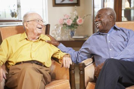 Socialising at an activity centre