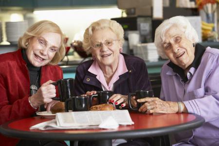 Tea & chat at the cafe
