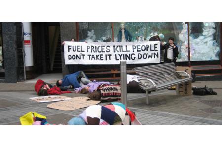 'Die-in' to mark the victims of fuel poverty