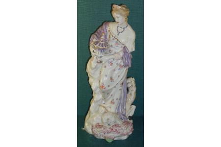 Cookworthy porcelain: figure of Asia