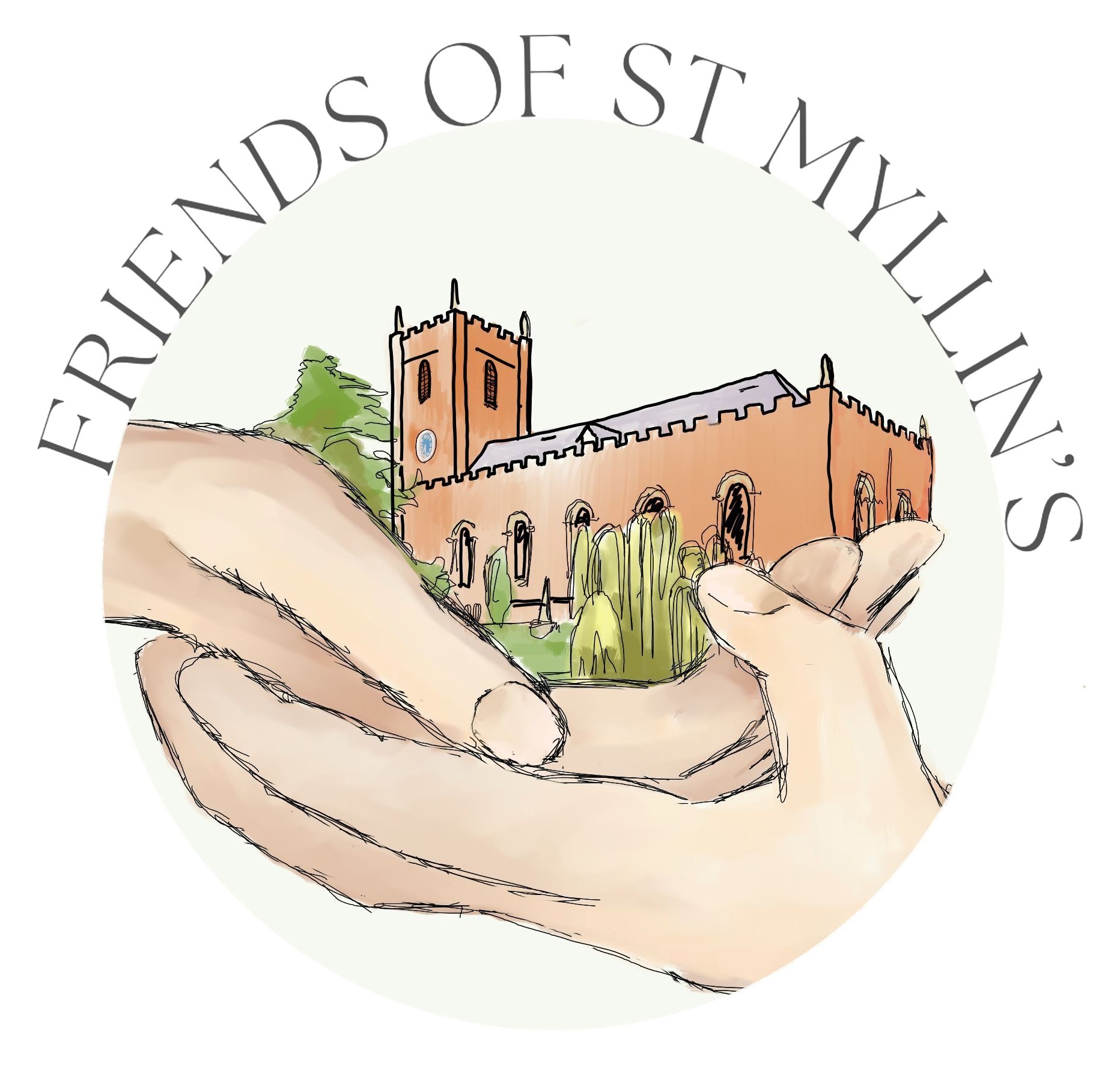 Friends of St Myllin's Church Logo