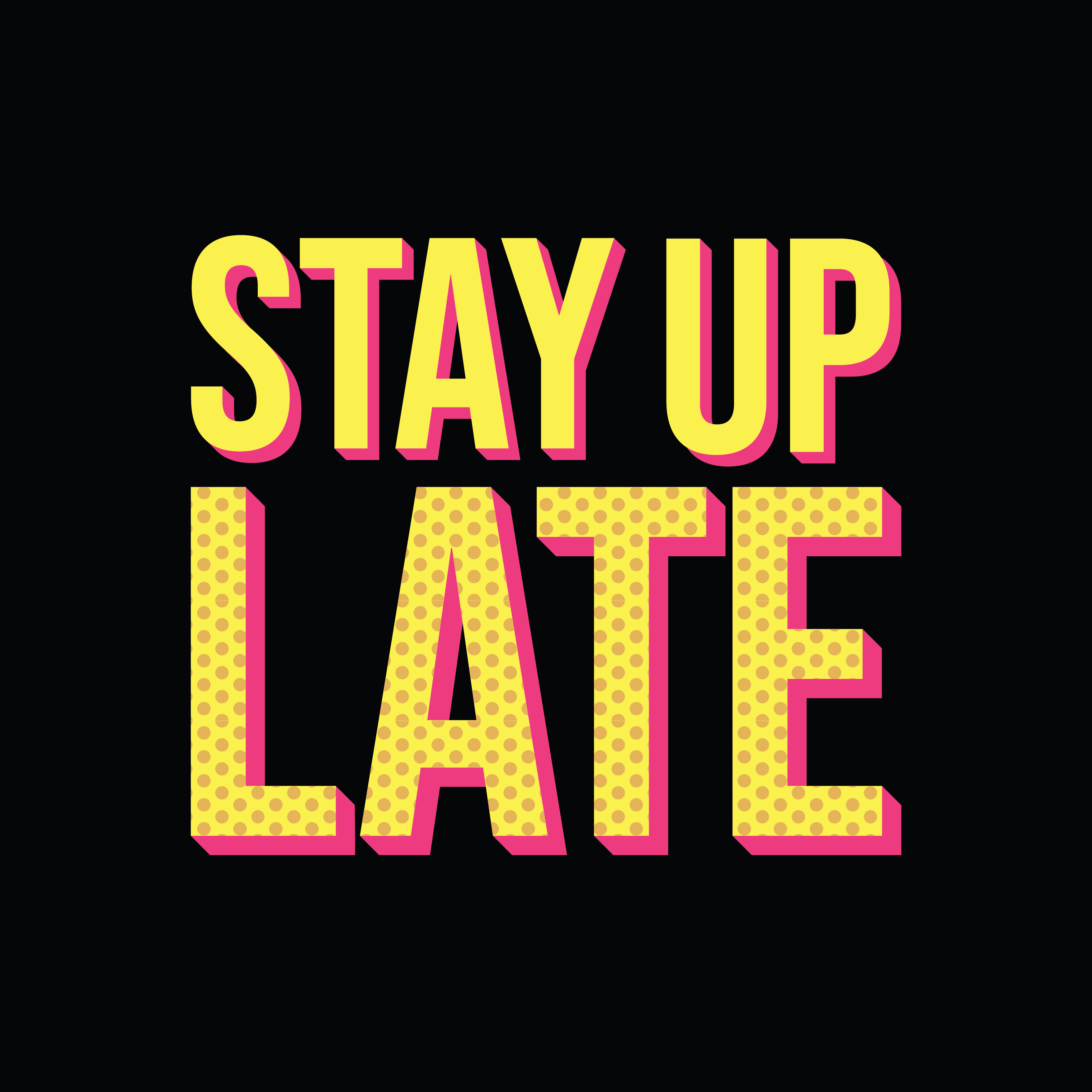 Stay Up Late (and Gig Buddies) Logo